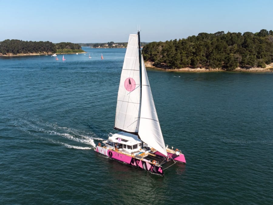 Excursión de un día en catamarán a la isla de Houat desde Port-B