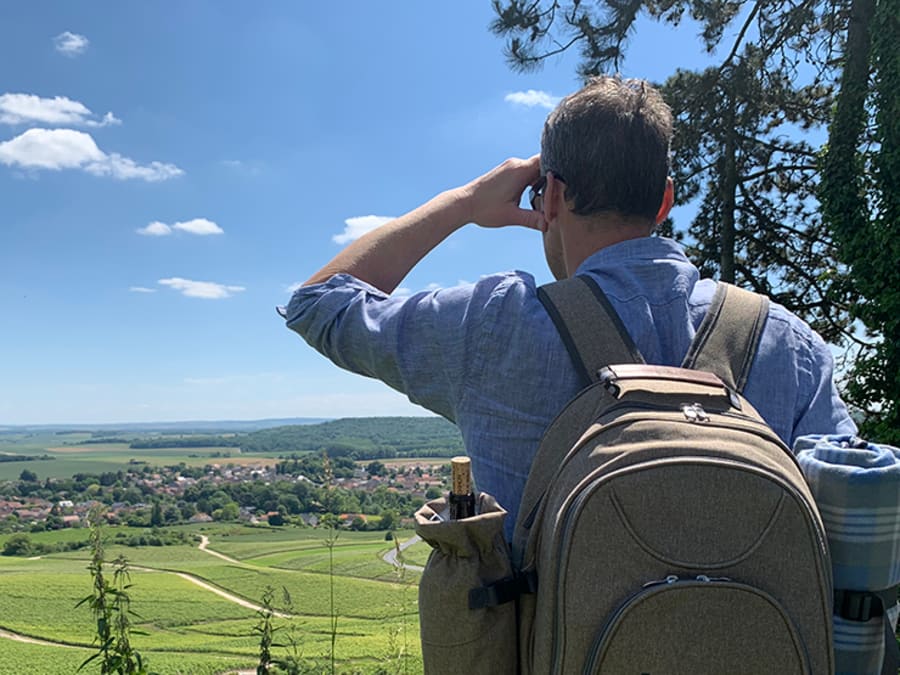 Visite à vélo du massif de St Thierry à Hermonville (51)