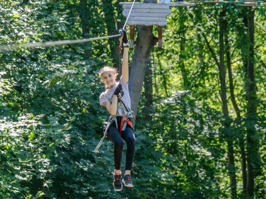 Anniversaire à l'accrobranche de Forbach (57)