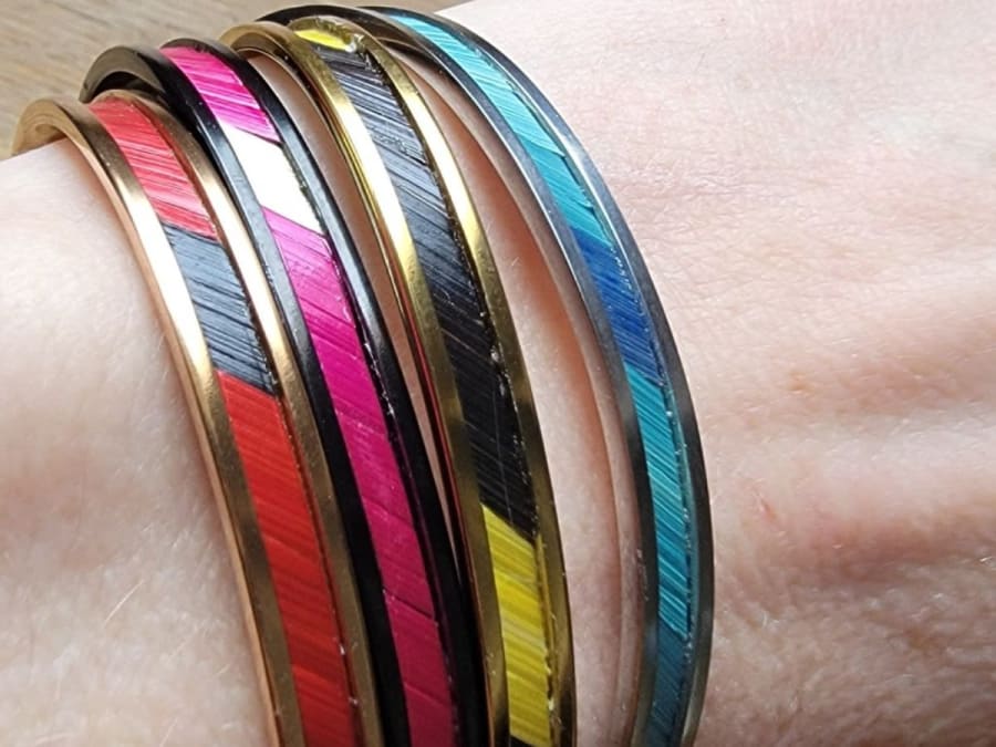 Taller de pulseras de marquetería de paja en Fontainebleau