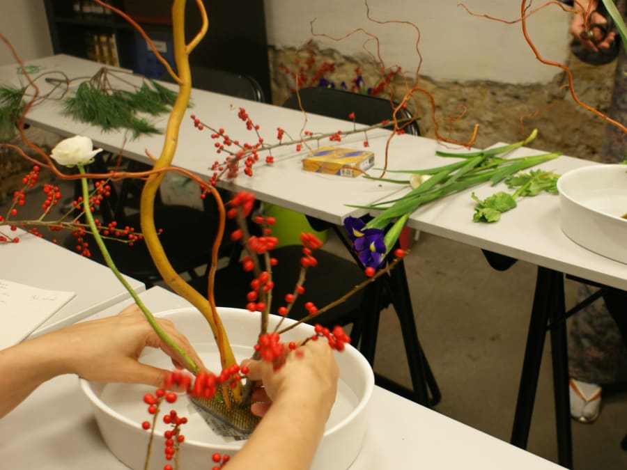 Team Building Atelier Ikebana à Paris 10ème
