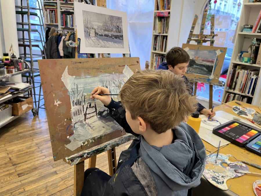 Stage Vacances Peinture Dessin 9 ans + à Paris 15ème