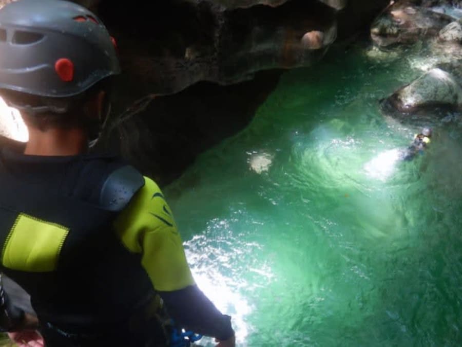 Canyoning au canyon du Furon Partie haute à Engins (38)