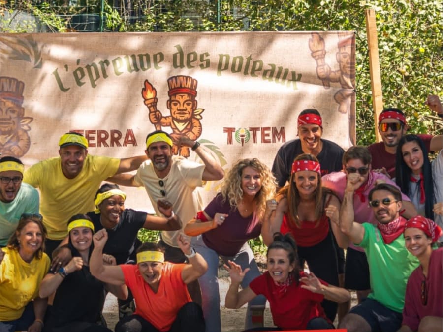 Team Building olympiades à Villeneuve-Loubet (06)