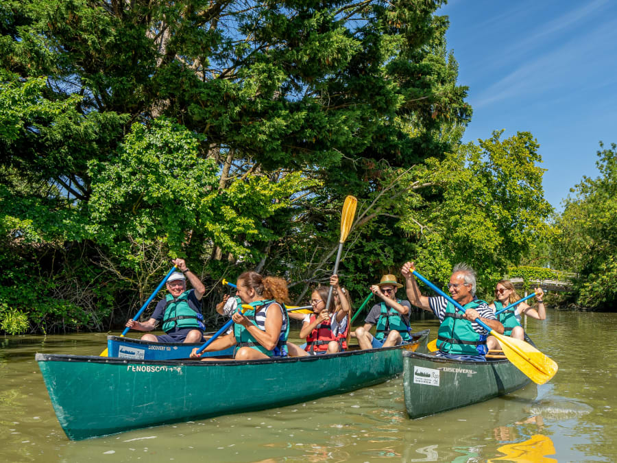 Team Building balade en Canoë en soirée à Sallertaine (85)
