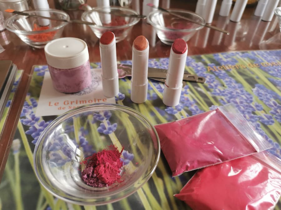 Lipstick creation workshop in Nantes (44)
