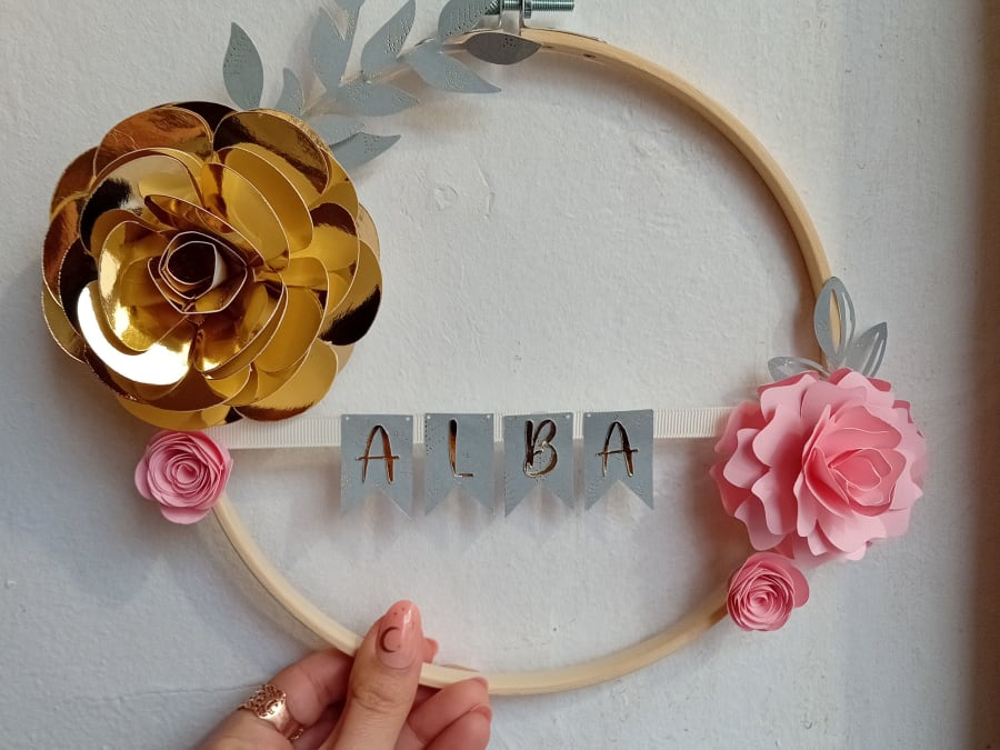 Atelier couronne de fleurs en papier à Montpellier (34)