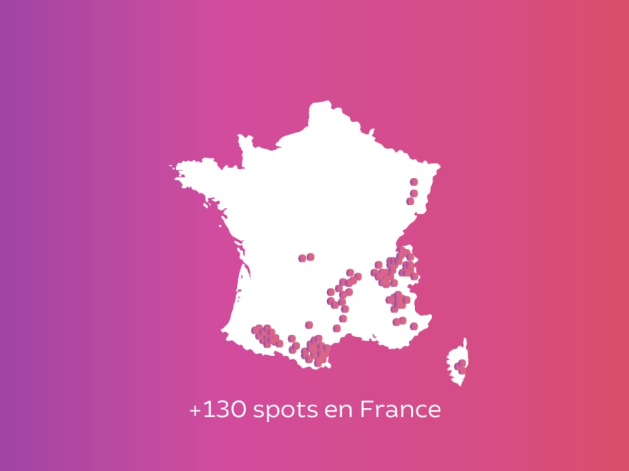 Pass Eaux-vives | +130 spots en France