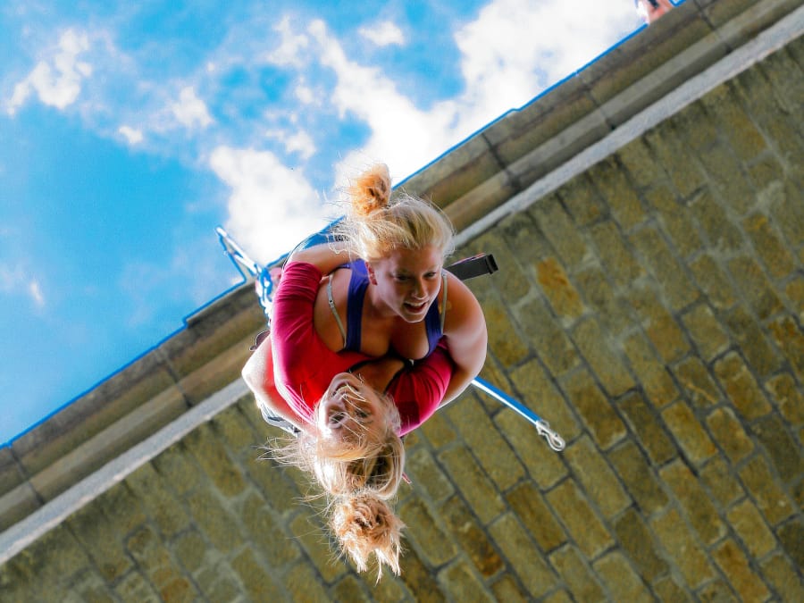 Puenting desde el Viaduc d'Alzon (30)