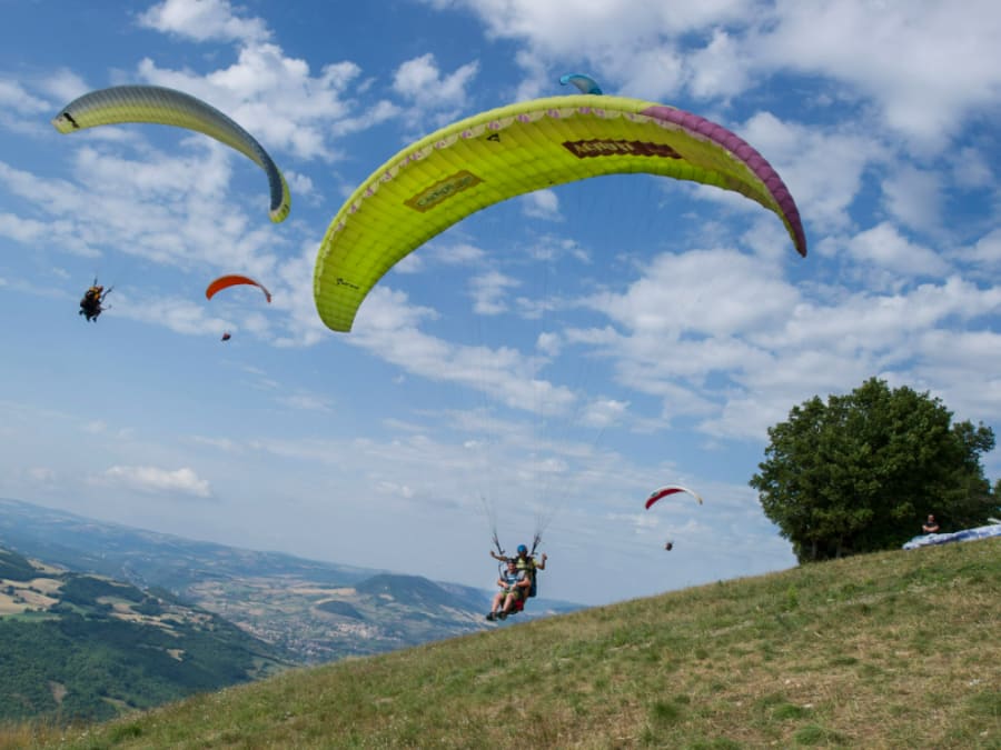 Paragliding flight over the Tarn gorges (12)