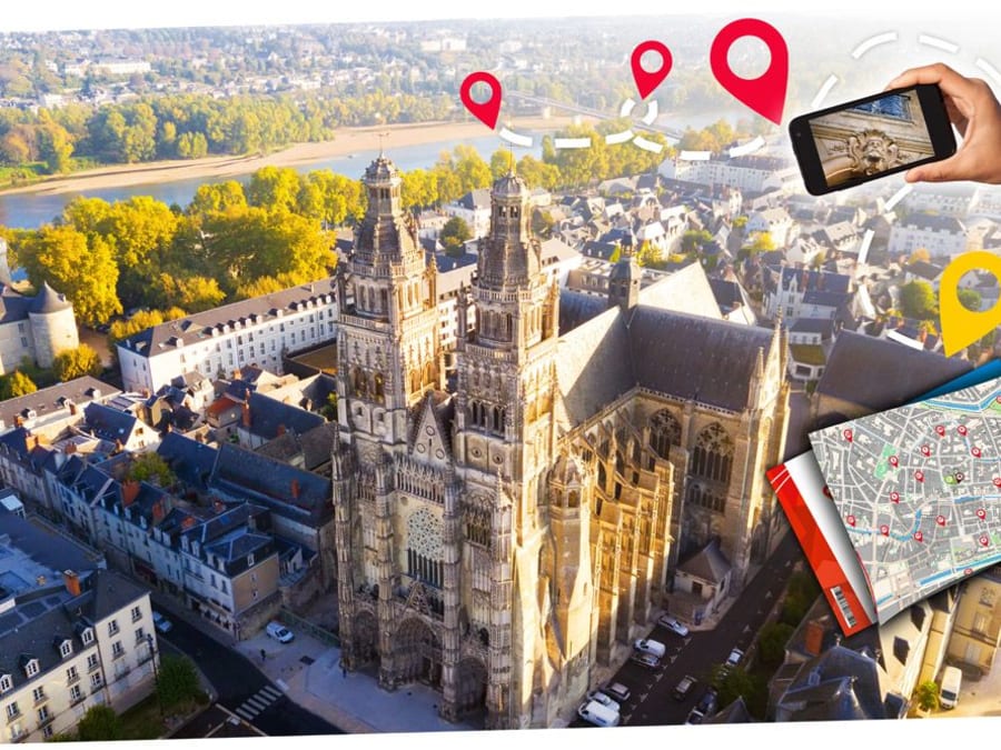 Rally urbano en el centro de Tours