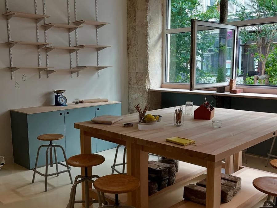 Ceramic throwing workshop in Paris 9th district