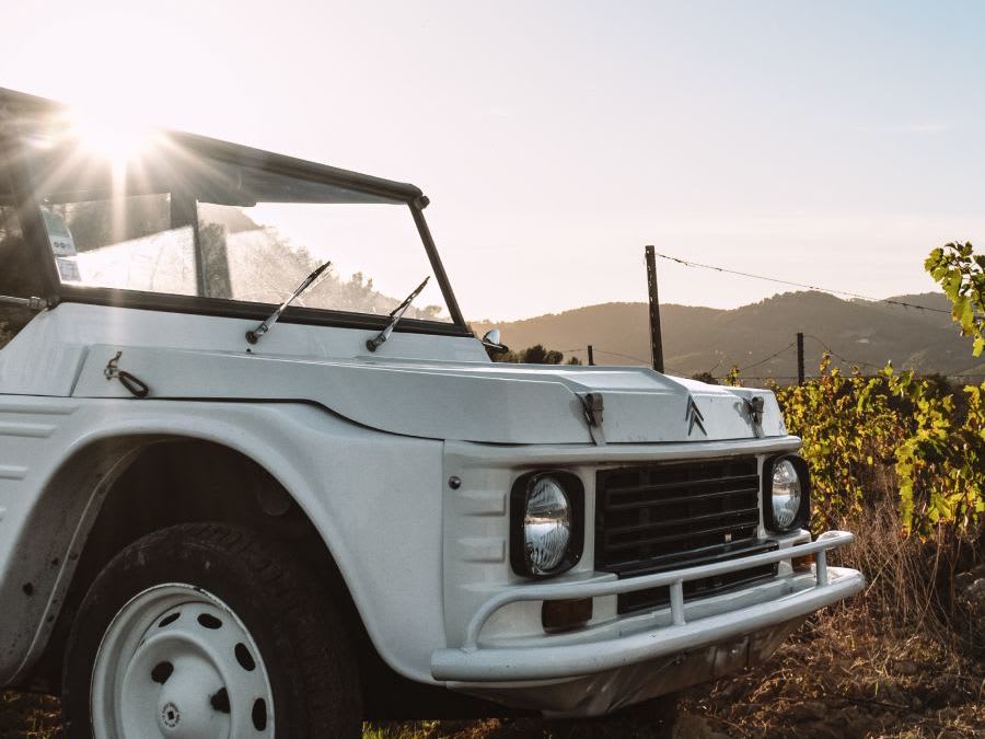 Balade au sunset en Méhari à Bandol (83)