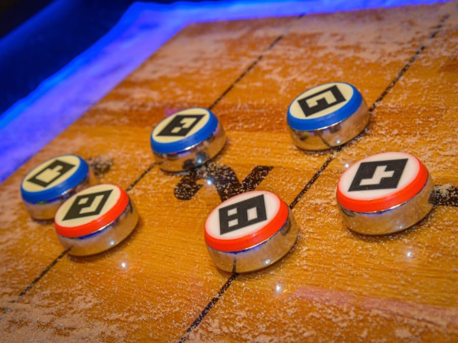Shuffleboard interactif à Bruxelles