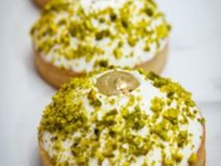Pistachio tartlets workshop in Paris 14th arrondissement