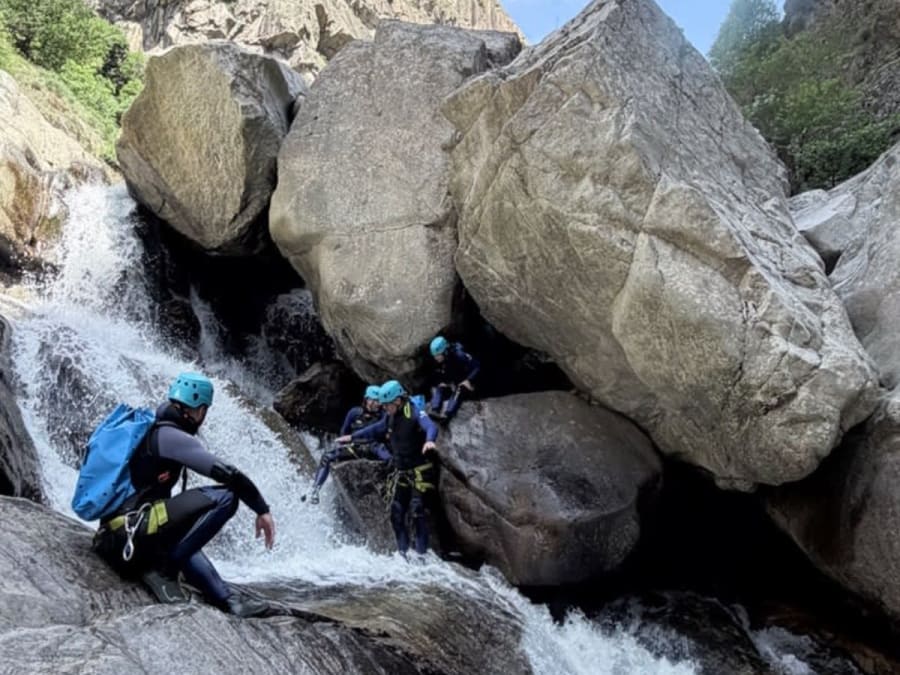 Sportliches Canyoning-Erlebnis: Der gesamte Chassezac (48)