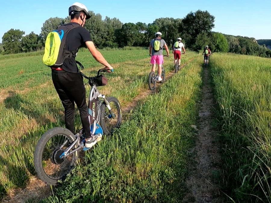 Randonnée à trottinette électrique tout-terrain près d'Uzès (30)