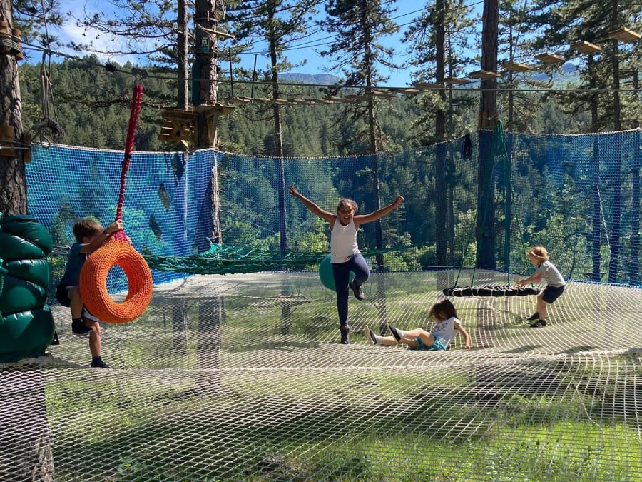 Accrobranche park in Barrême (04)