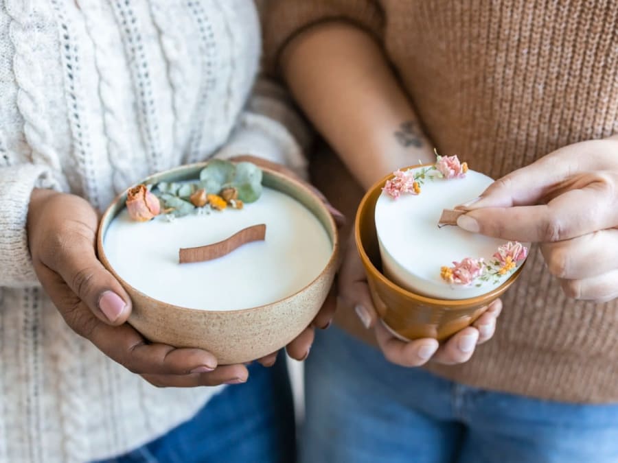 Taller artesanal de velas perfumadas en Villeubanne