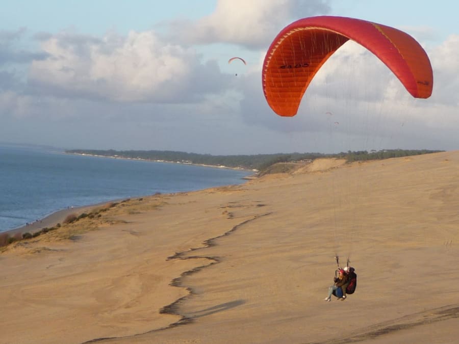 Vol en parapente sur la Dune du Pilat (33)