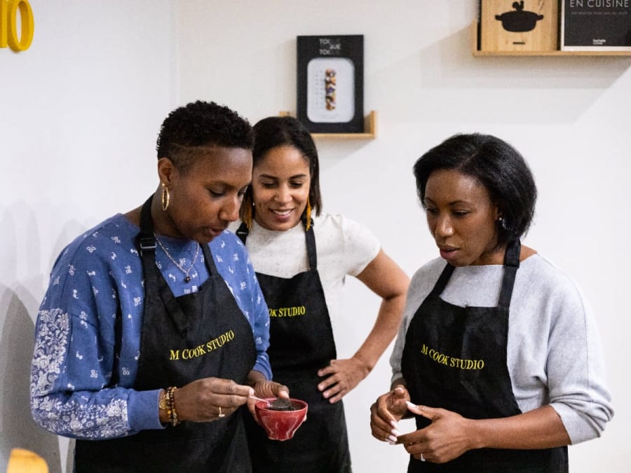 Afro-fusion cooking workshop in Paris 14th arrondissement