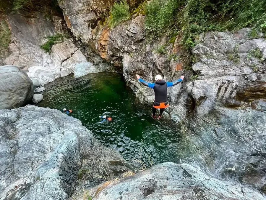 Canyoning day in Italy at Chalamy canyon (74)