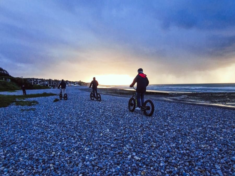 Balade à trottinette électrique à Quiberville-sur-Mer (76)