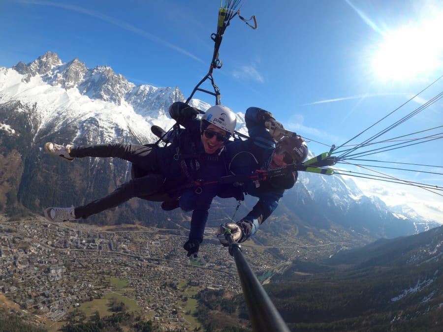 Vuelo en parapente en Chamonix-Mont-Blanc (74)
