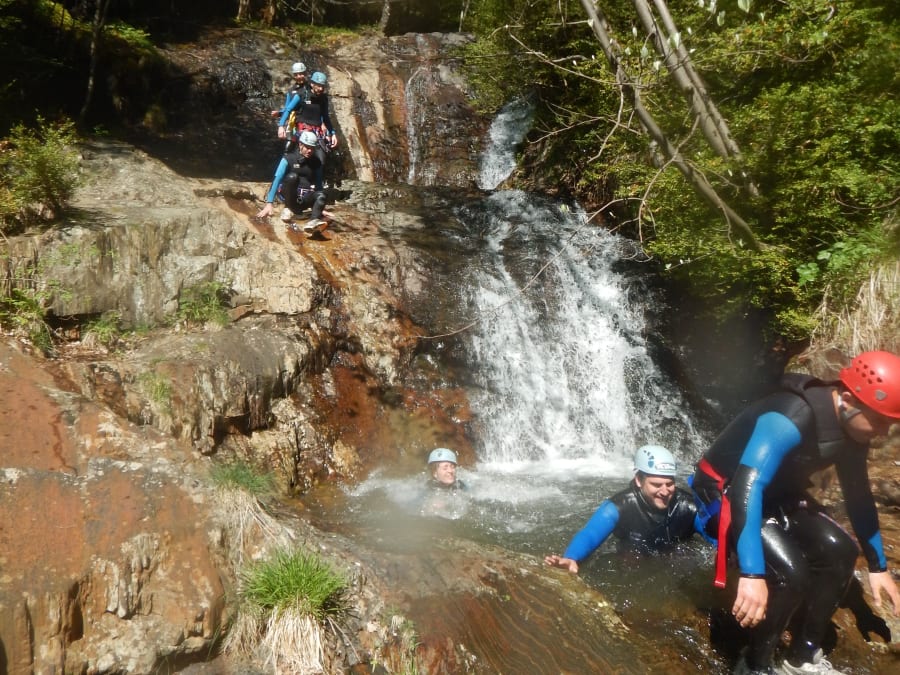 Barranquismo en el cañón de Argensou (09)