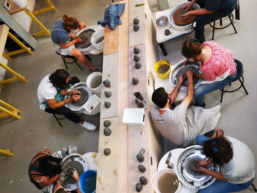 Team building céramique à Biarritz (64)