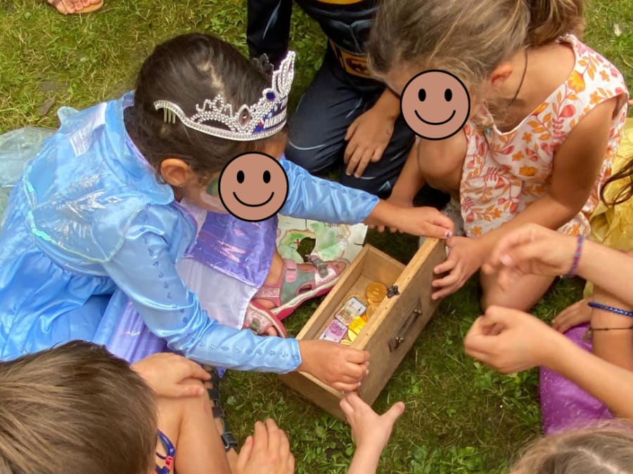 Anniversaire Chasse au trésor 3-5 ans à domicile (IDF)