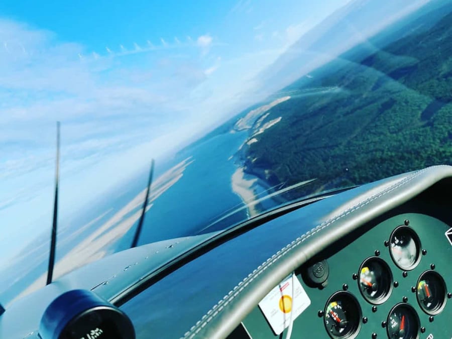 First Microlight Flight on Île aux Oiseaux (85)