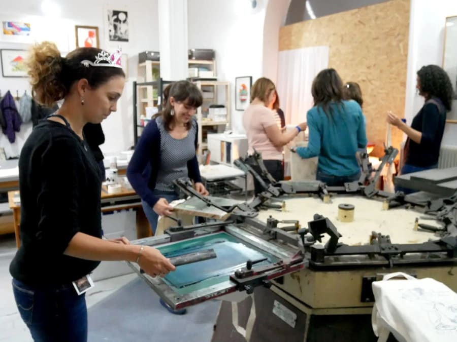 Atelier d'initiation à la sérigraphie à Saint-Étienne (42)
