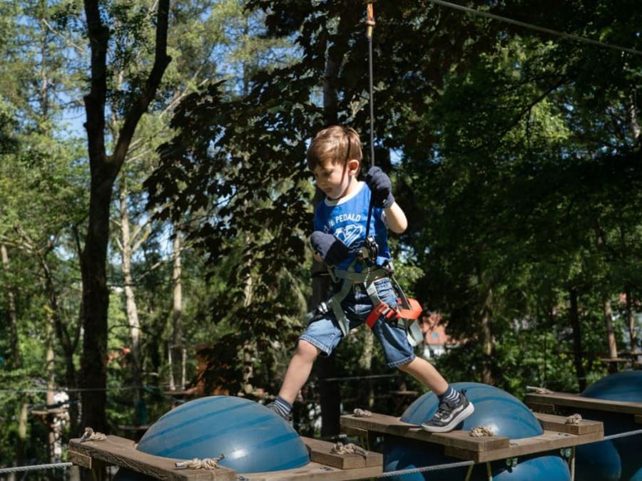 Anniversaire à l'accrobranche de Forbach (57)