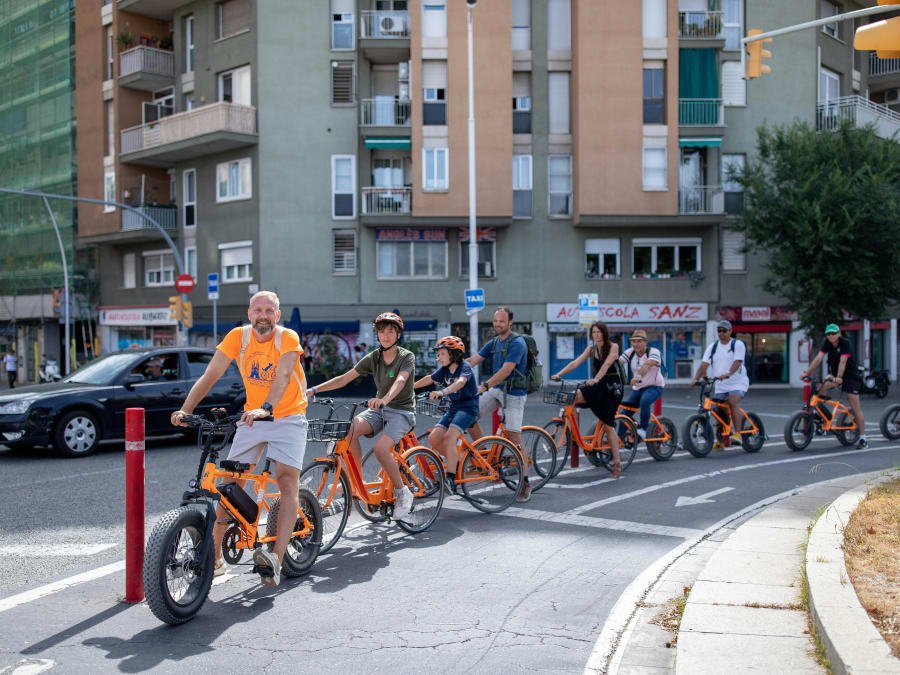 Visite à vélo ou en E-Bike des plus beaux sites de Barcelone