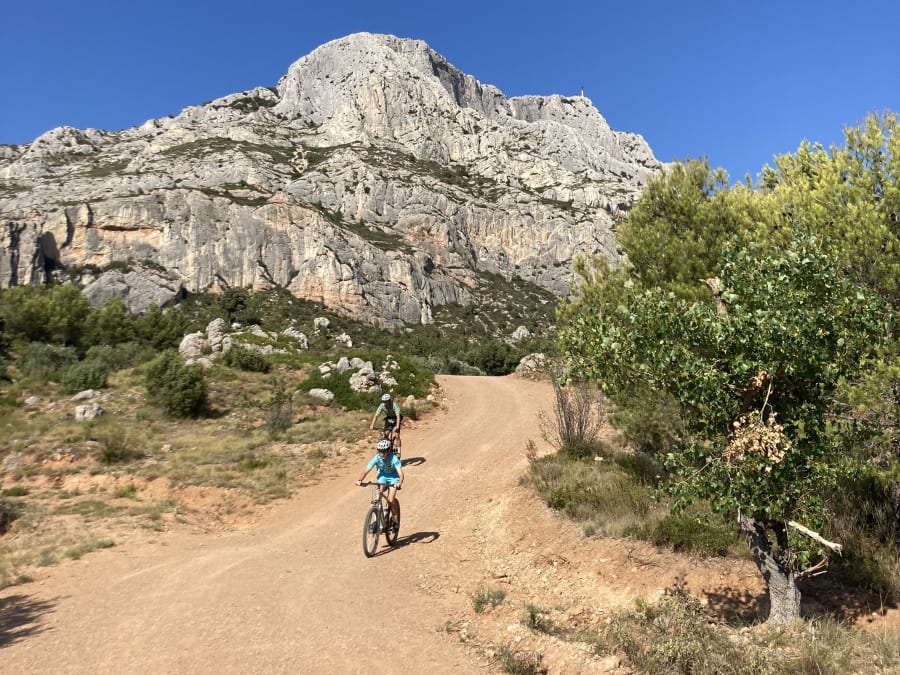Balade à VTT électrique autour d'Aix-en-Provence (13)