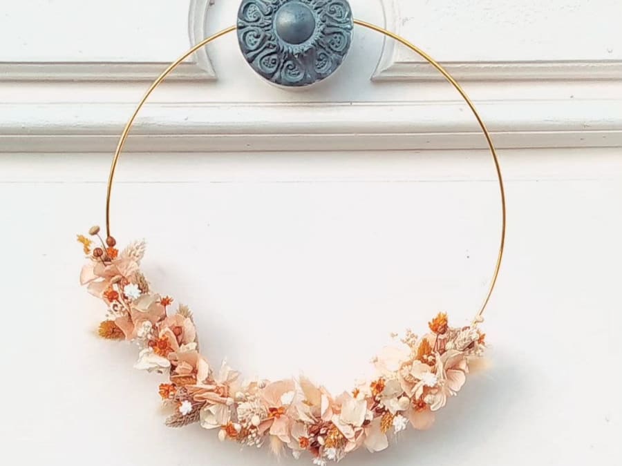 Team Building Atelier couronne de fleurs à Moirans (38)