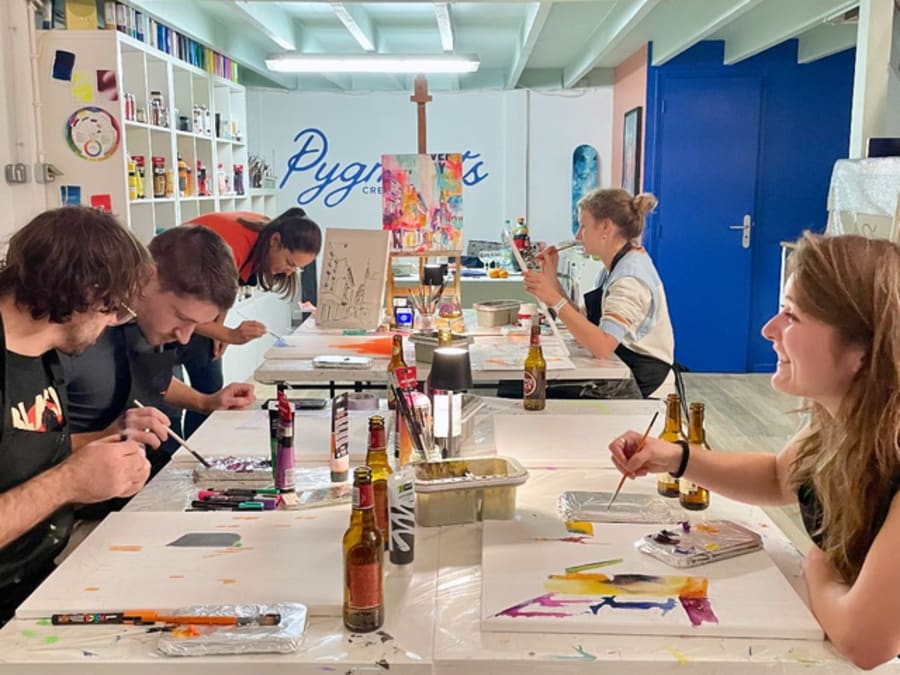 Team Building Atelier peinture et apéro à Tressin (59)