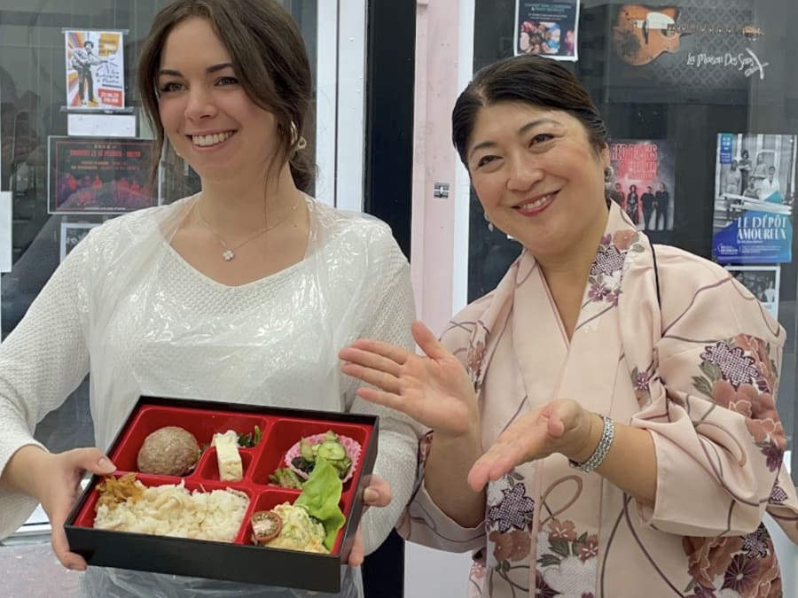 Bento" Japanese cooking workshop in Paris 13th arrondissement