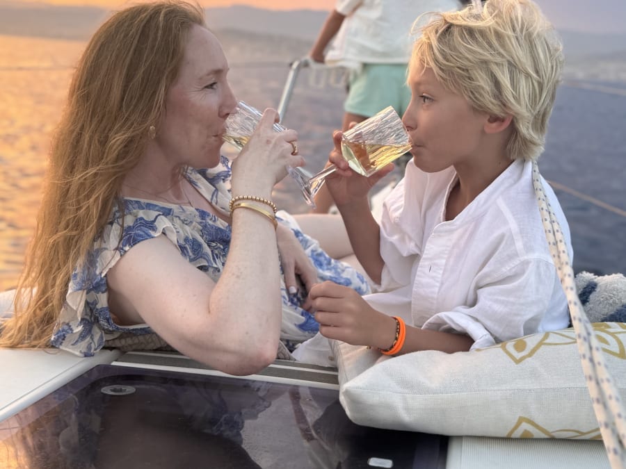 Soirée feux d'artifices à bord d'un voilier à Cannes (06)