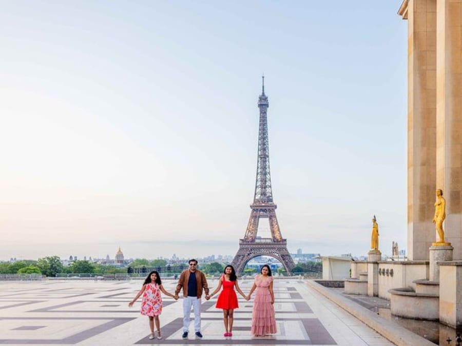 Shooting photo à la Tour Eiffel 