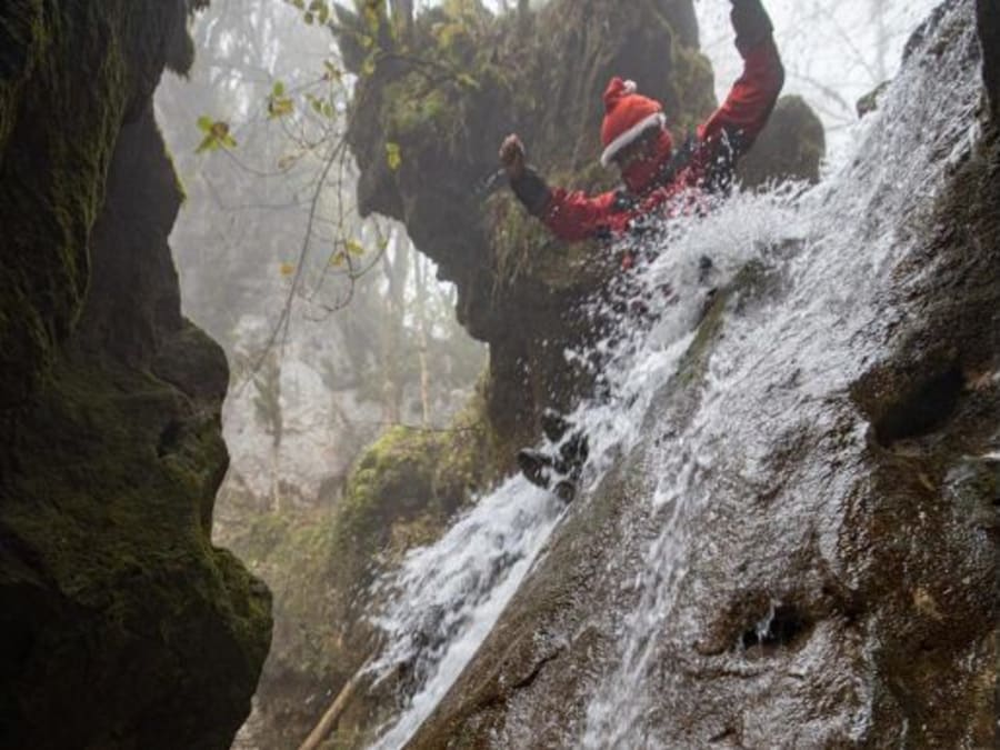 Canyoning au Canyon de La Fouge à Cerdon (01)