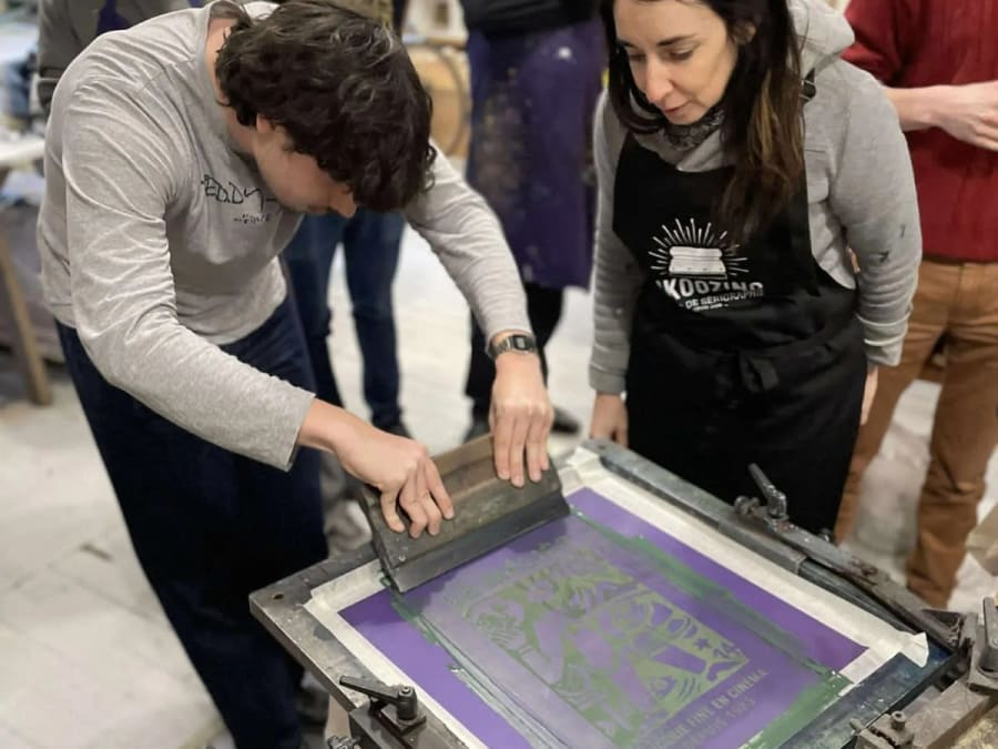 Team Building Initiation à la sérigraphie à Saint-Étienne (42)