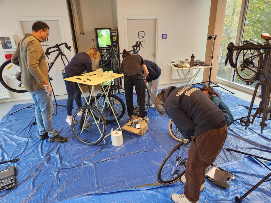 Team Building initiation à la réparation du vélo à Lyon 2ème