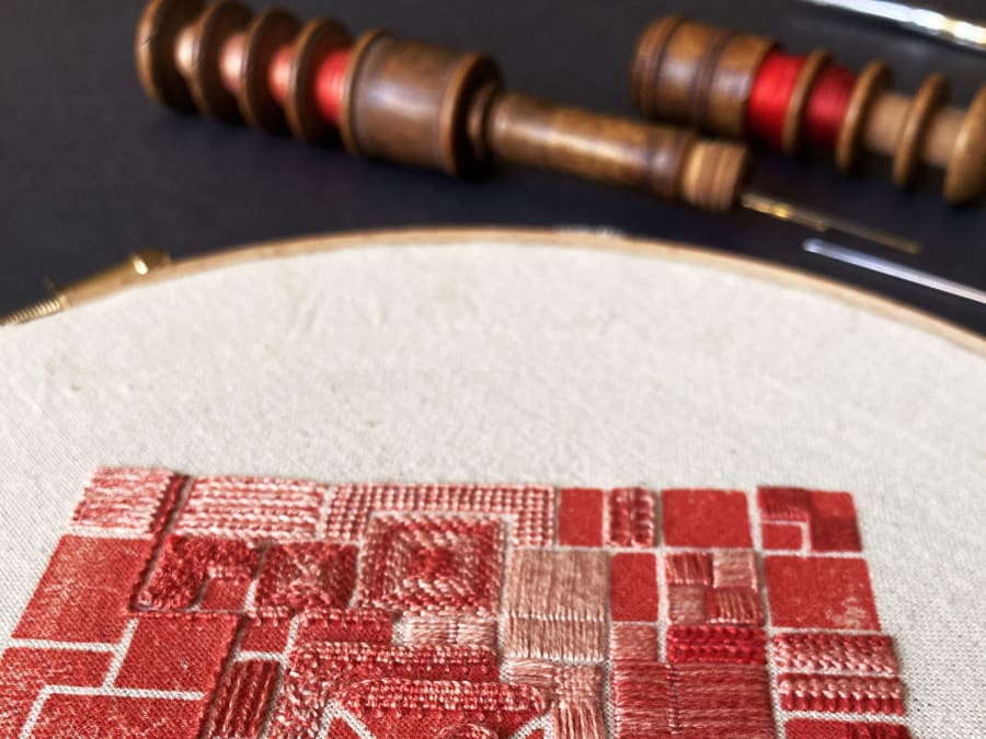 Stage de broderie à l'aiguille à Saint Nectaire (63)