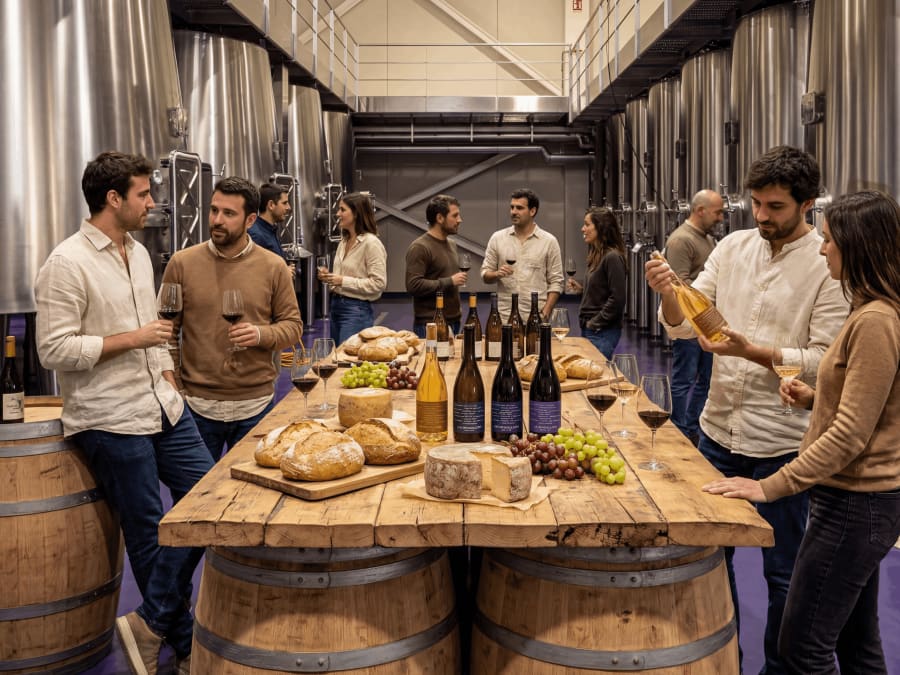 Vertical tasting of 5 wines at the Es Fangar winery in Mallorca