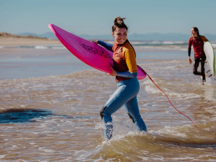 Cours particulier de surf à Seignosse (40)