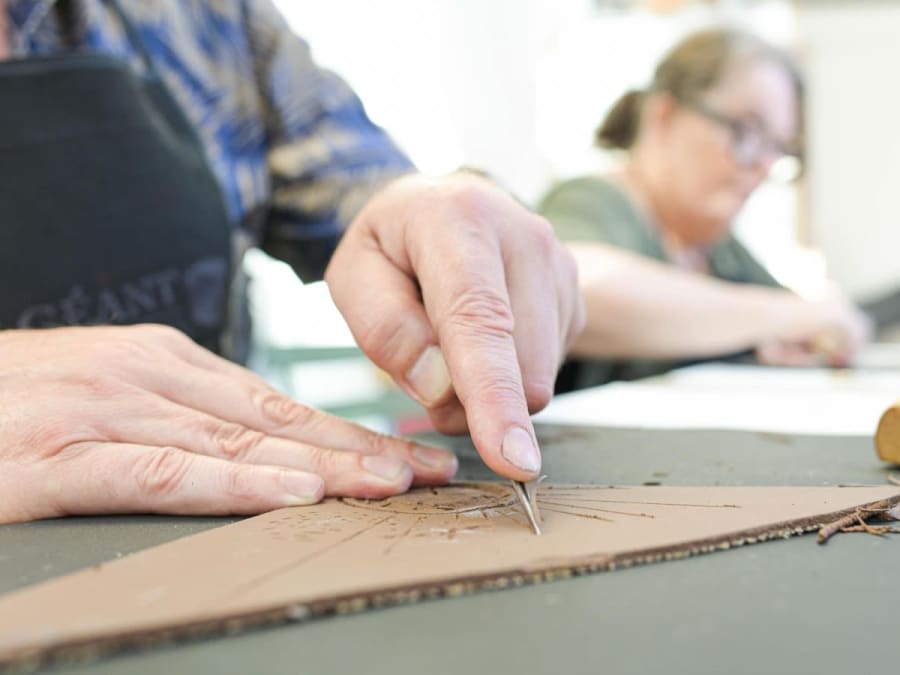 Linocut Workshop in Inzinzac-Lochrist (56)