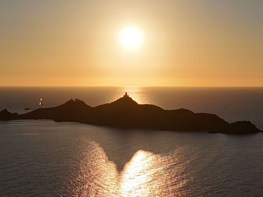 Sunset catamaran cruise on the Sanguinaires islands in Ajaccio