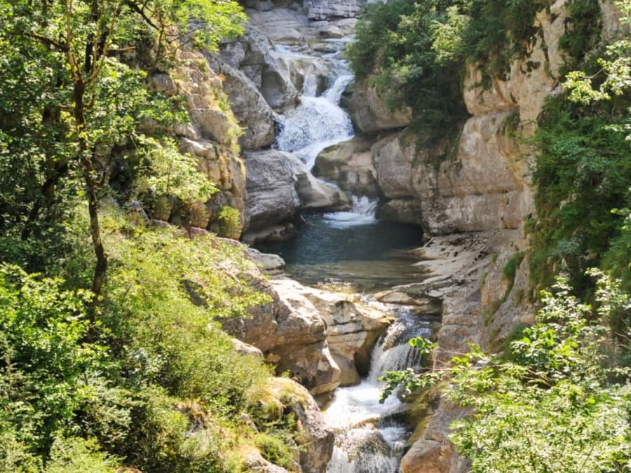 Canyoning au Canyon de la Clue de Saint Auban dans l'Esteron 